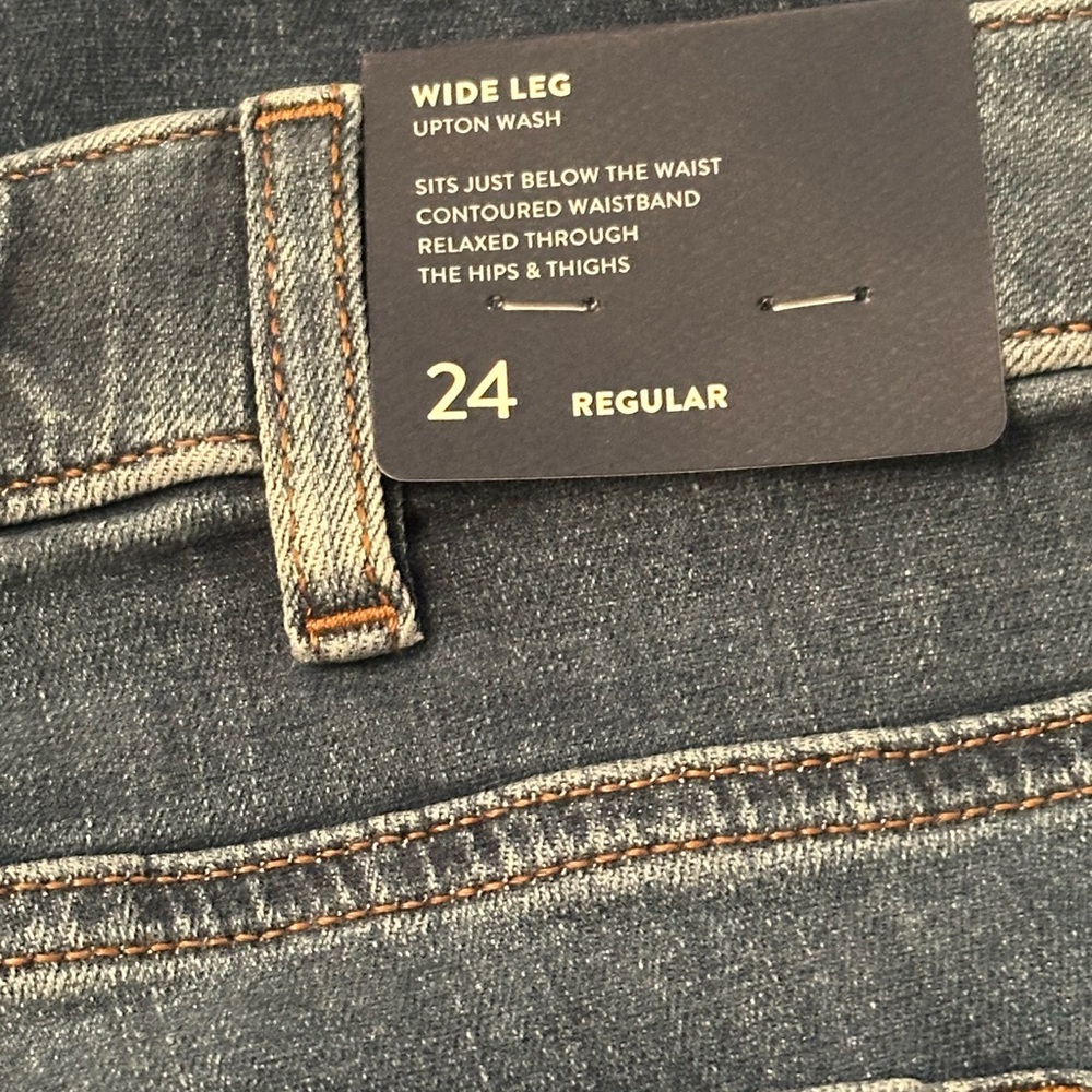 Wide Leg Upton Wash Jeans